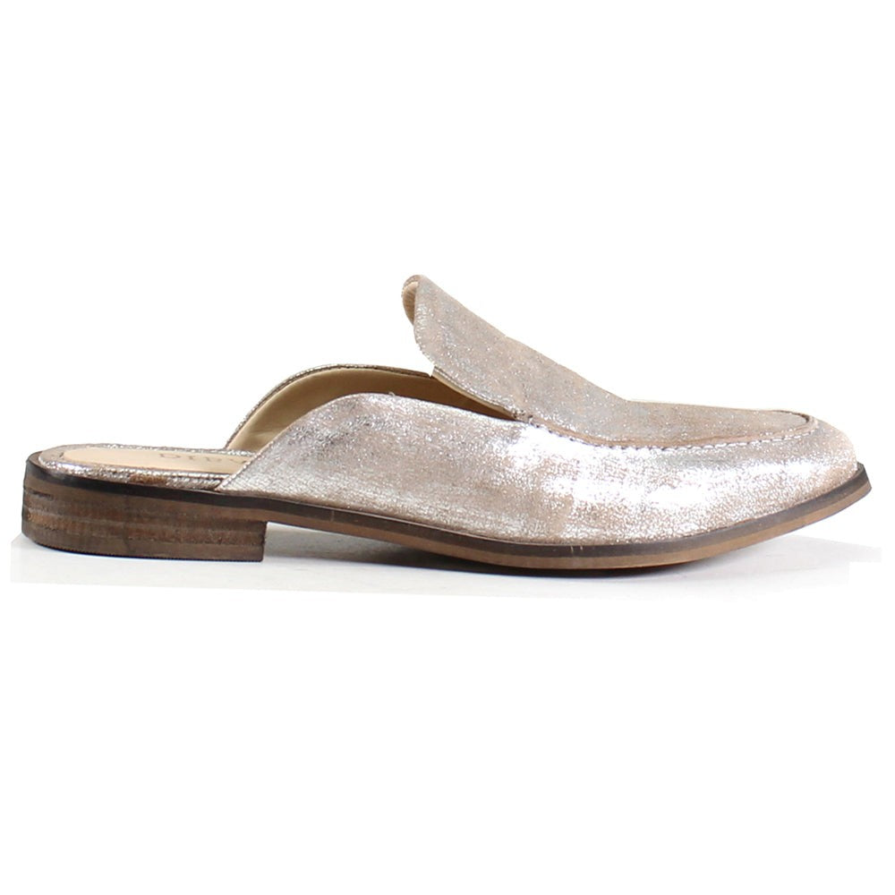 Art Easel Metallic Mules