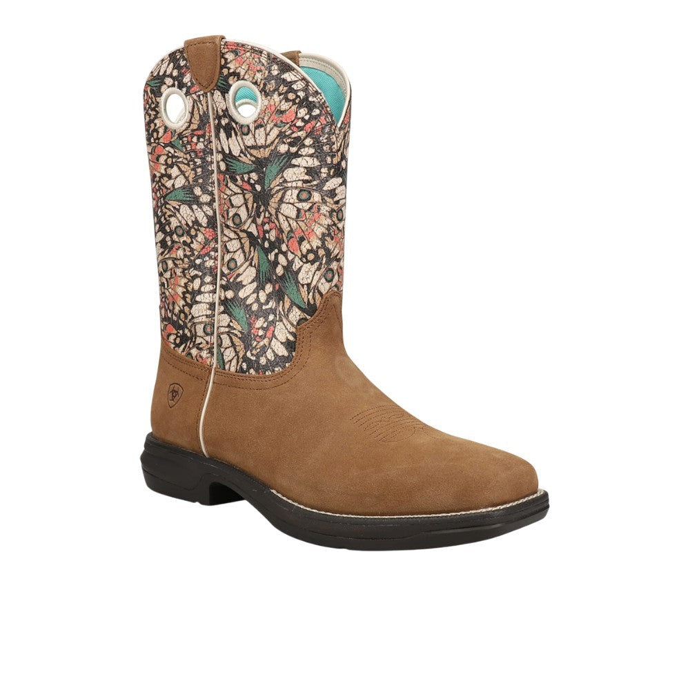 Anthem Myra Graphic Square Toe Pull On Cowboy Boots