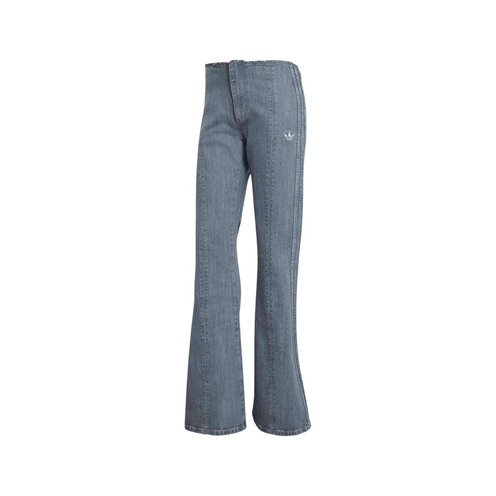 Low Rise Flared Leg Denim Pants