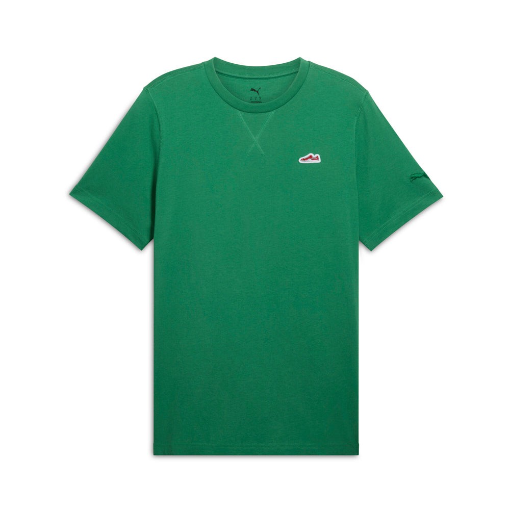 Wardrobe Essentials Suede Crew Neck Short Sleeve Tee