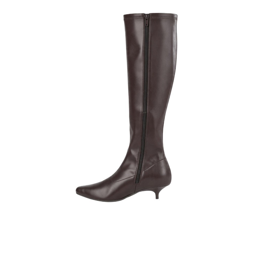 Confident Stretch V Leather Boots