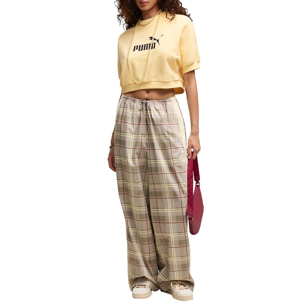 T7 Relaxed Tartan Woven Pants