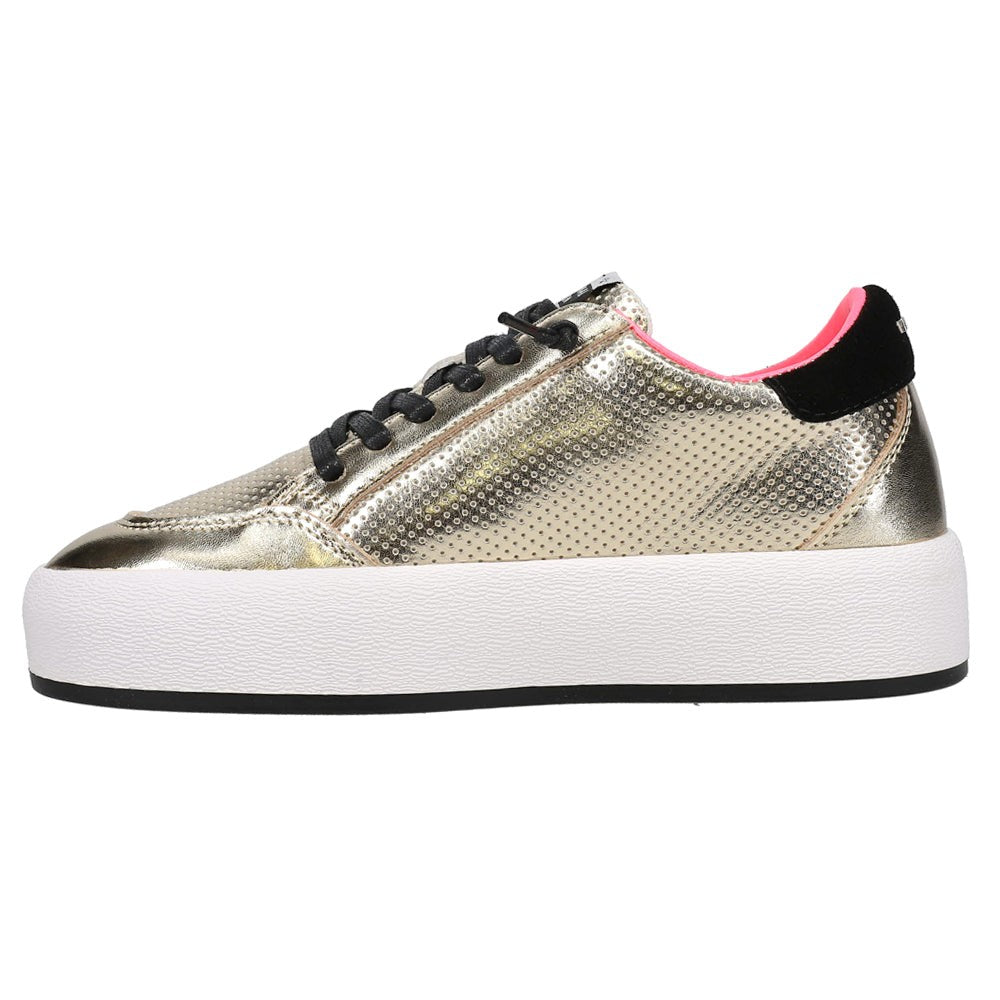 Balance Metallic Slip On Platform Sneakers