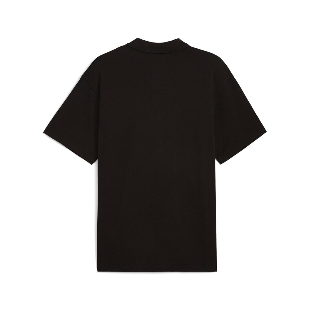 Wardrobe Essentials Pique Relaxed Short Sleeve Polo Shirt
