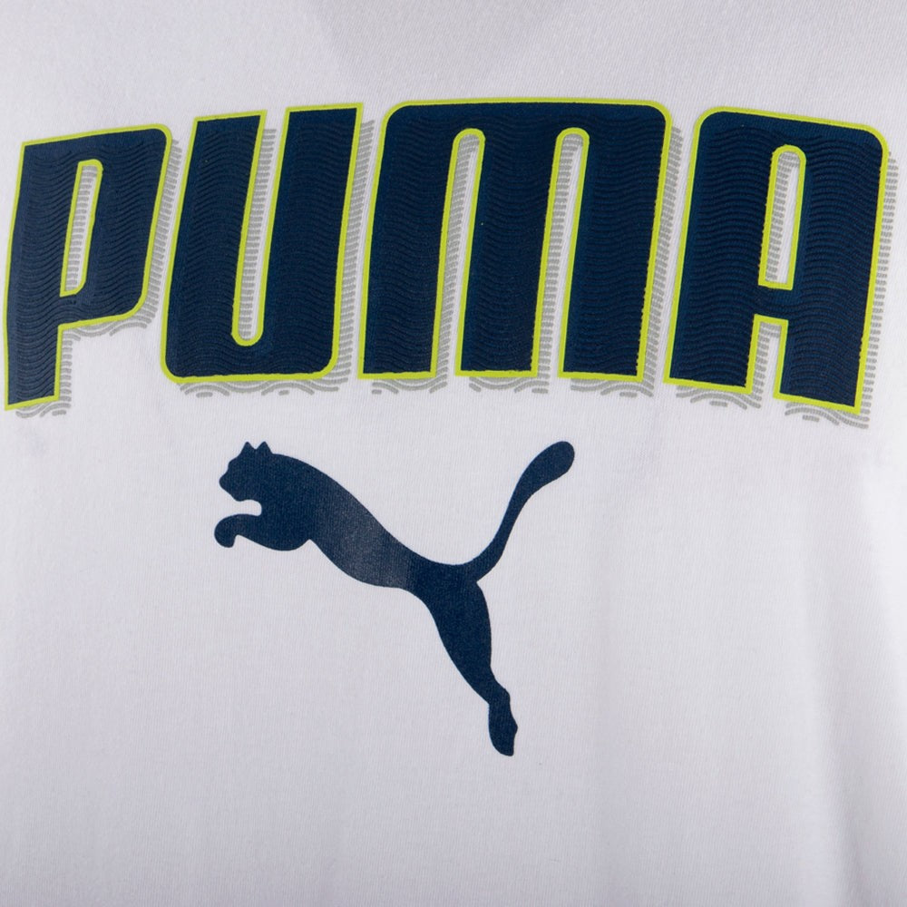 Wavy Logo Crew Neck Short Sleeve Tee (BT)