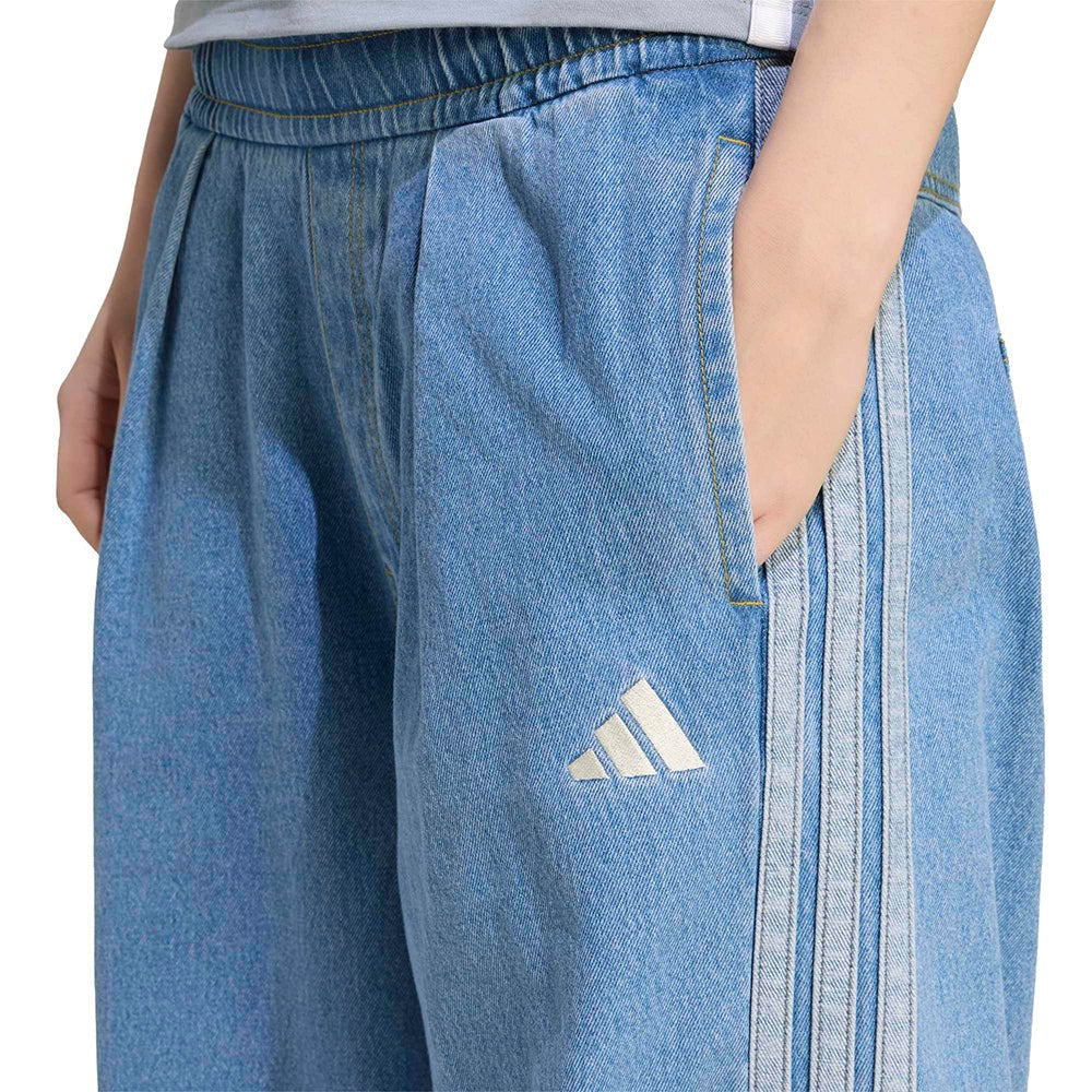 Stadium Washed Denim Loose Fit Pants