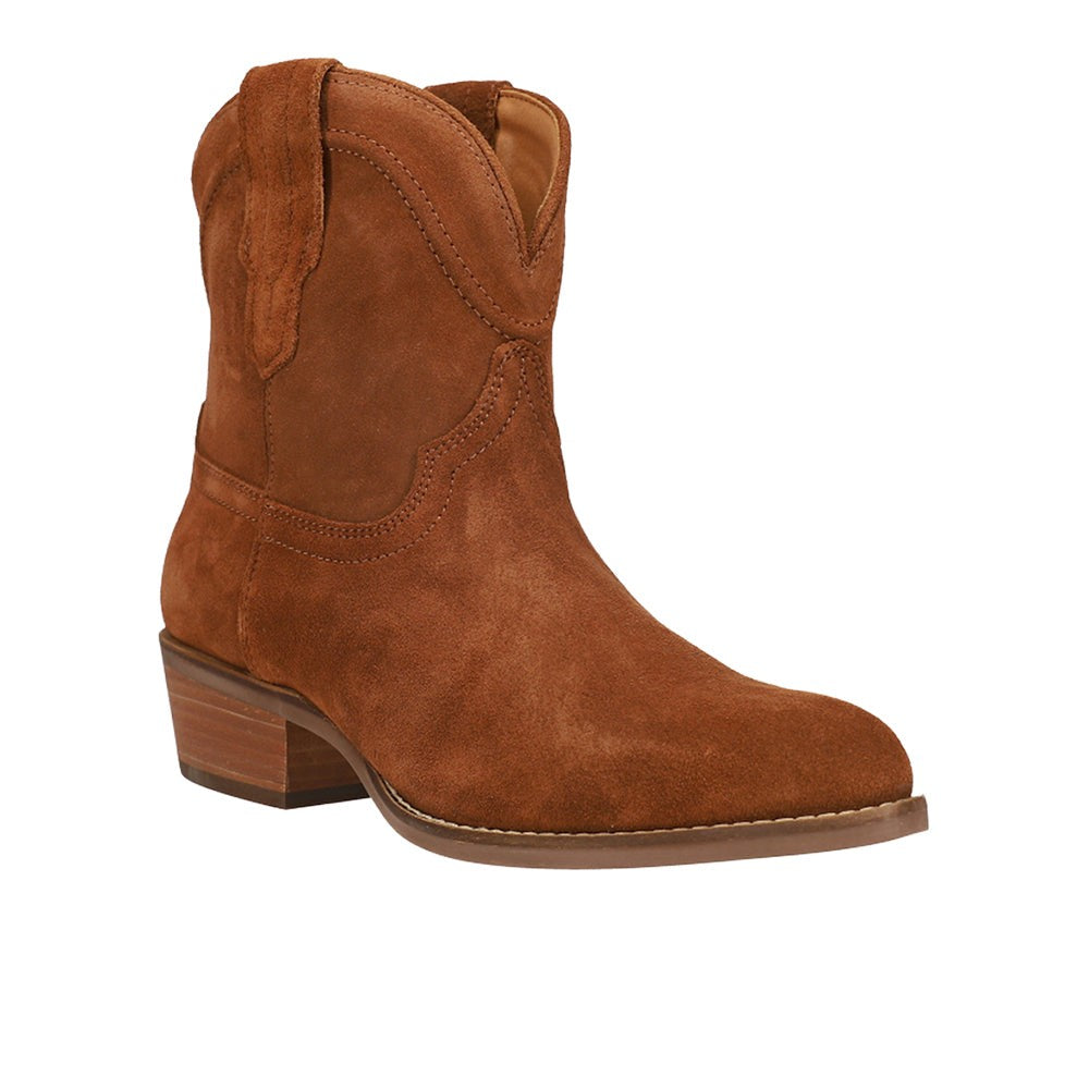 Tumbleweed Pull On Round Toe Cowboy Booties