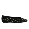 Caret Stud Suede Flats