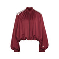 Satin Pleated Track Top