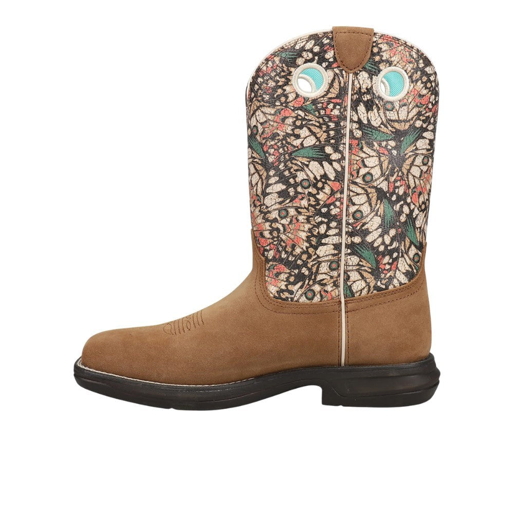 Anthem Myra Graphic Square Toe Pull On Cowboy Boots