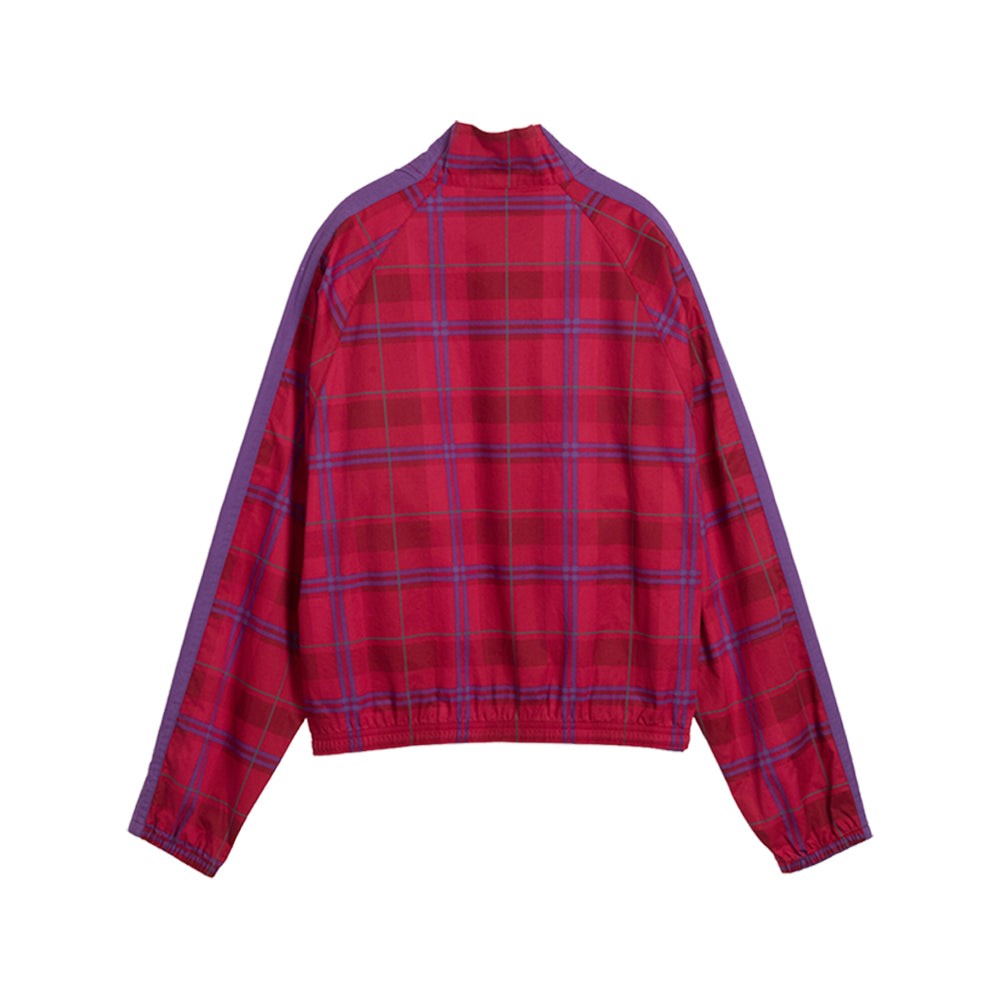 T7 Relaxed Tartan Woven Jacket