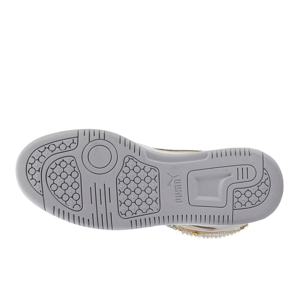 Rebound LayUp Bling Heart Mid Top Sneakers (Youth)