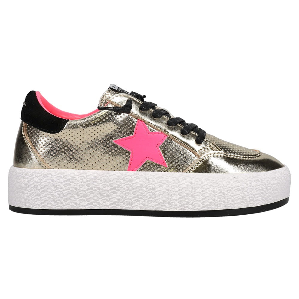 Balance Metallic Slip On Platform Sneakers