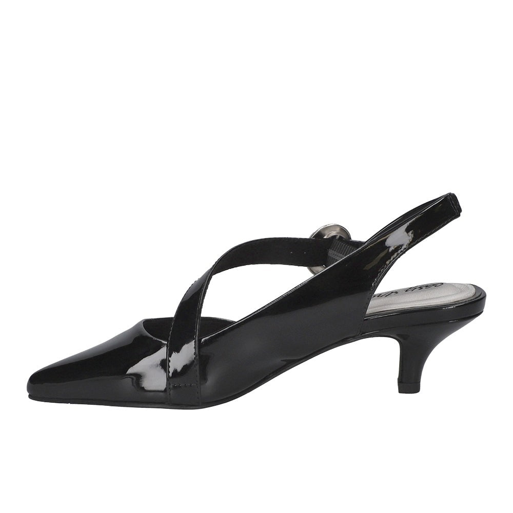 Sarita Pointed Toe Kitten Heel Pumps