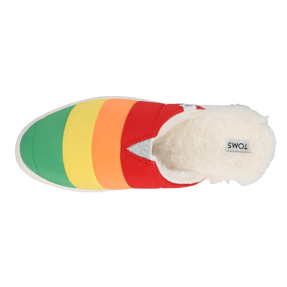 Alpargata Rainbow Fuzzy Mallow Mules