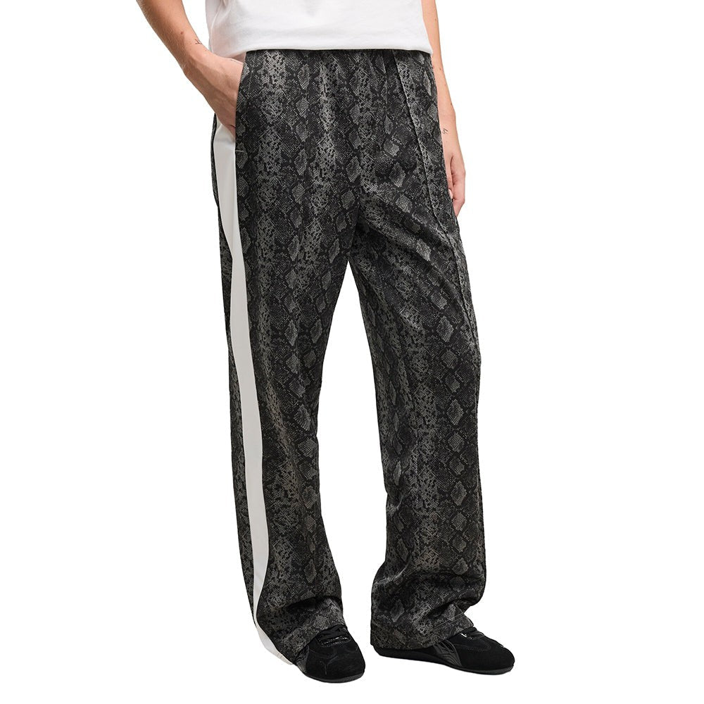 T7 Snake All Over Print Straight Pants
