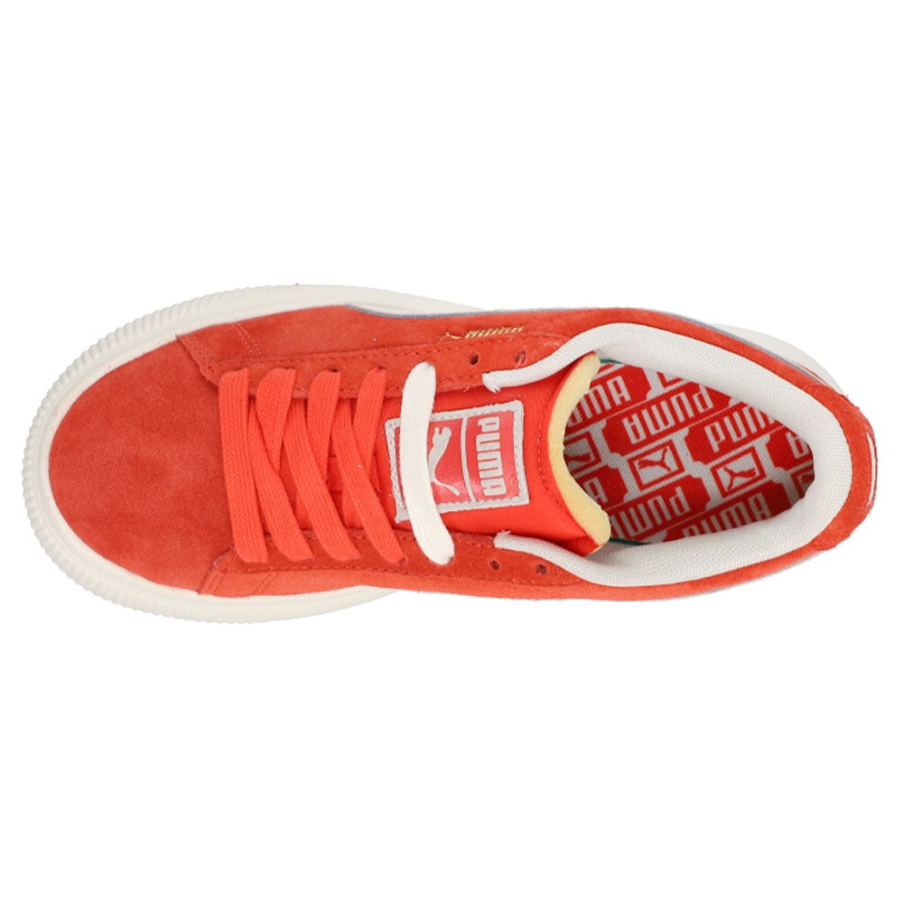 Suede Mayu Up Perforated Platform Sneakers