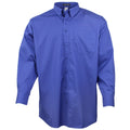 Solid Wrinkle Resistant Long Sleeve Button Up Shirt