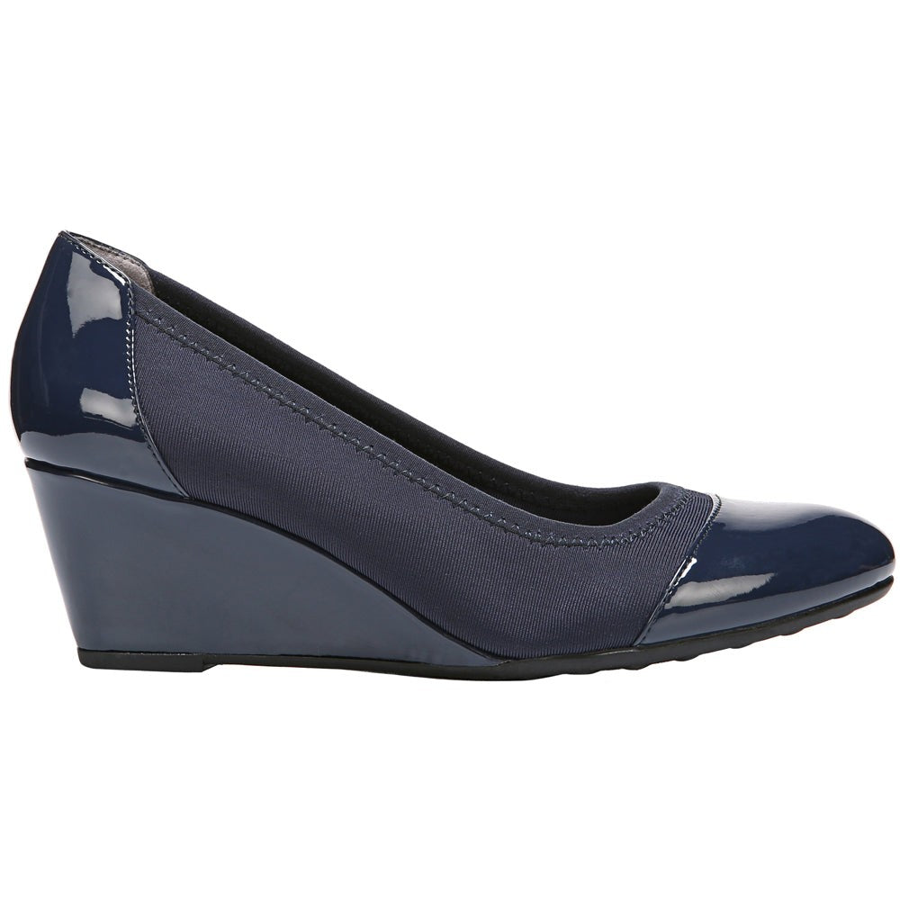 Juliana Round Toe Wedge Pumps