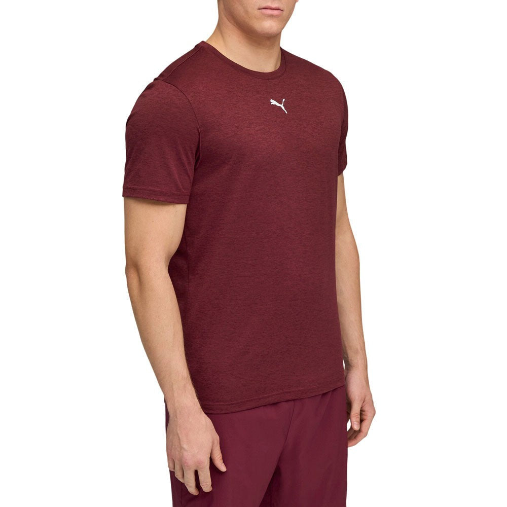 Train All Day Essentials Heather Cat Crew Neck Short Sleeve Tee