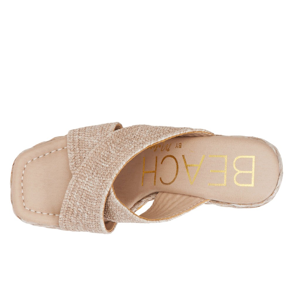 Caravan Block Heel Platform Espadrille Sandals