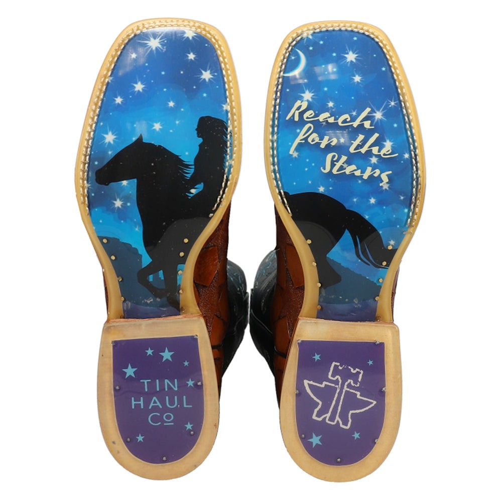 Wish Upon a Star Square Toe Cowboy Boots