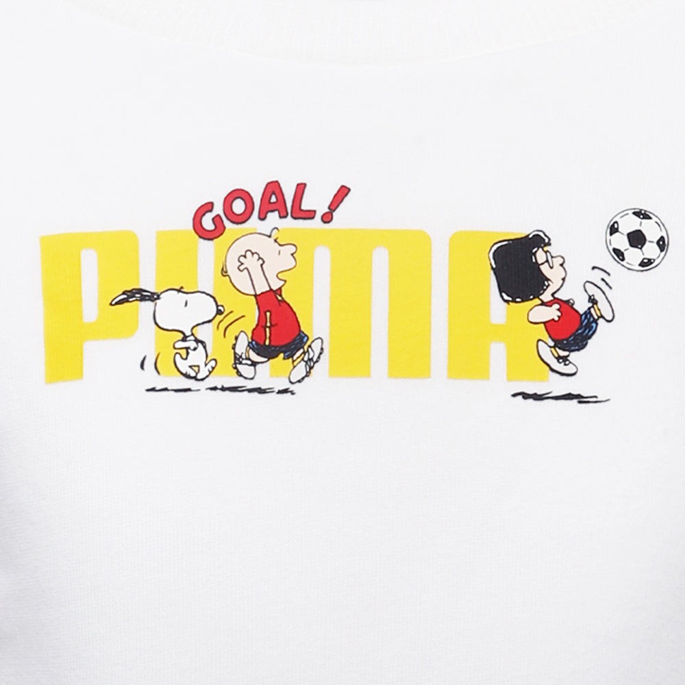 PUMA X PEANUTS Crew Neck Long Sleeve Sweatshirt (Youth)