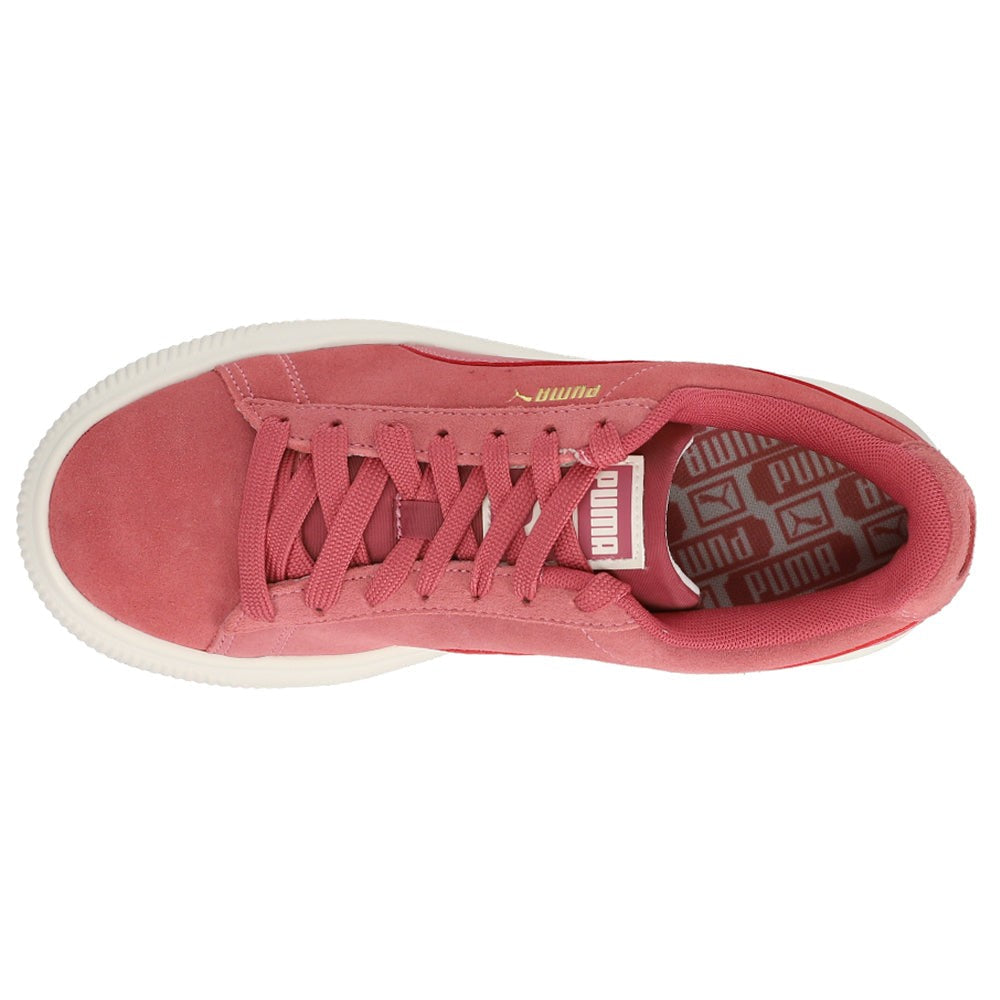 Suede Mayu Perforated Platform Sneakers