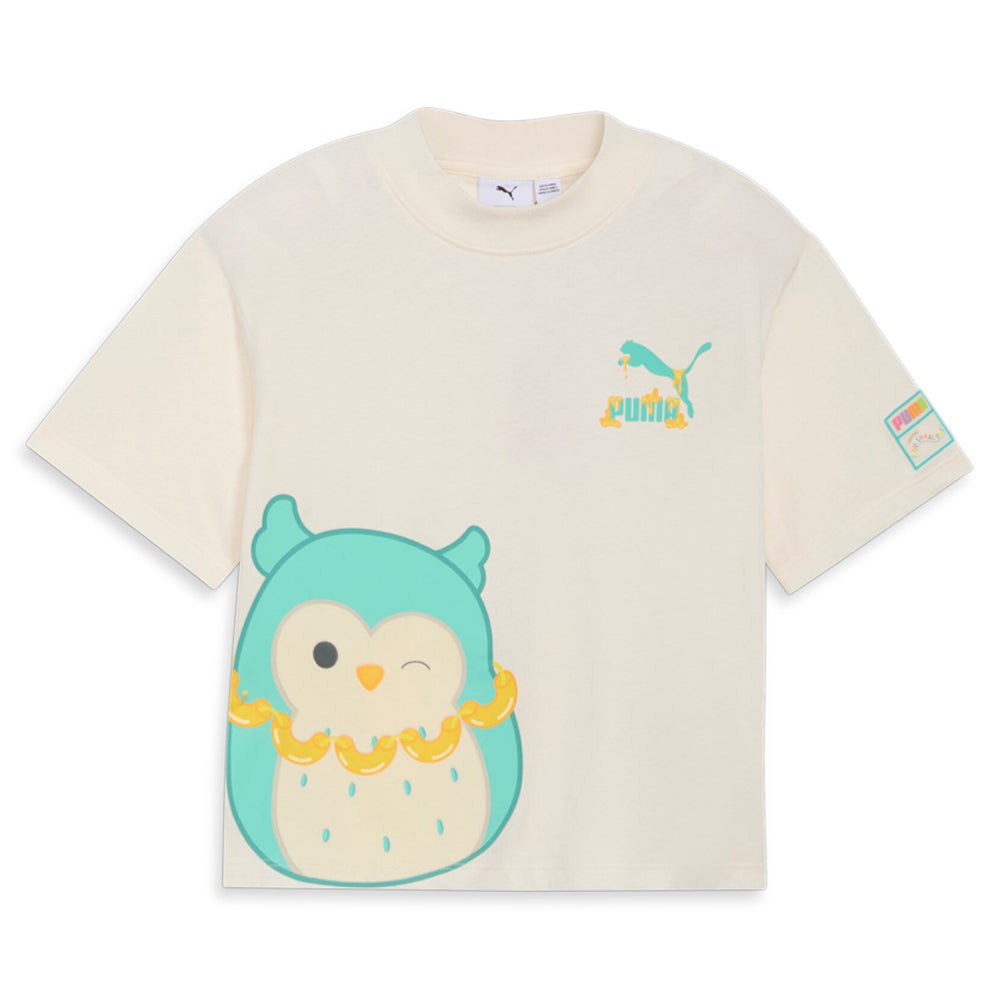 PUMA X SQUISHMALLOWS Winston Graphic Mock Neck Short Sleeve Tee (Youth)