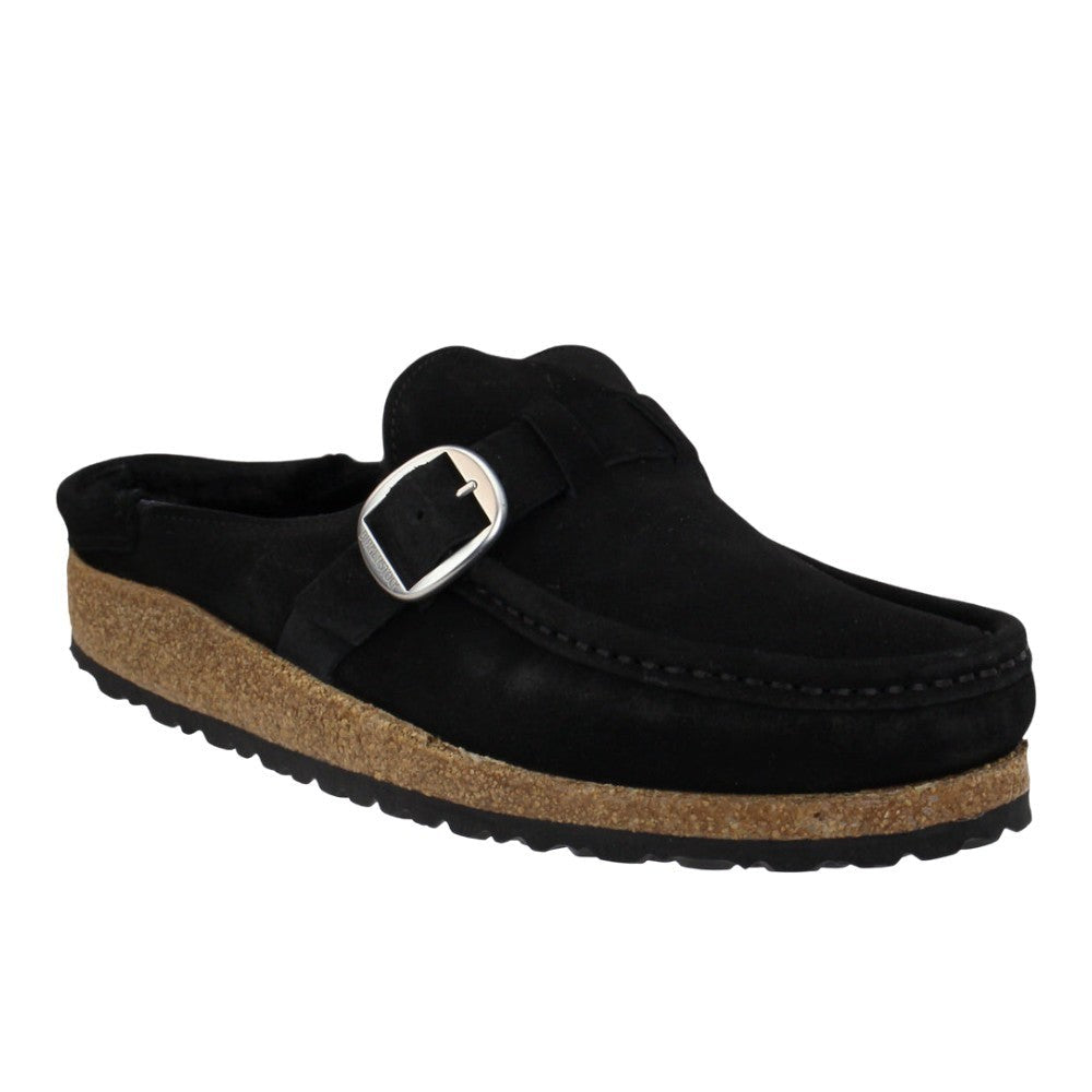 Buckley Shearling Suede Leather Clogs