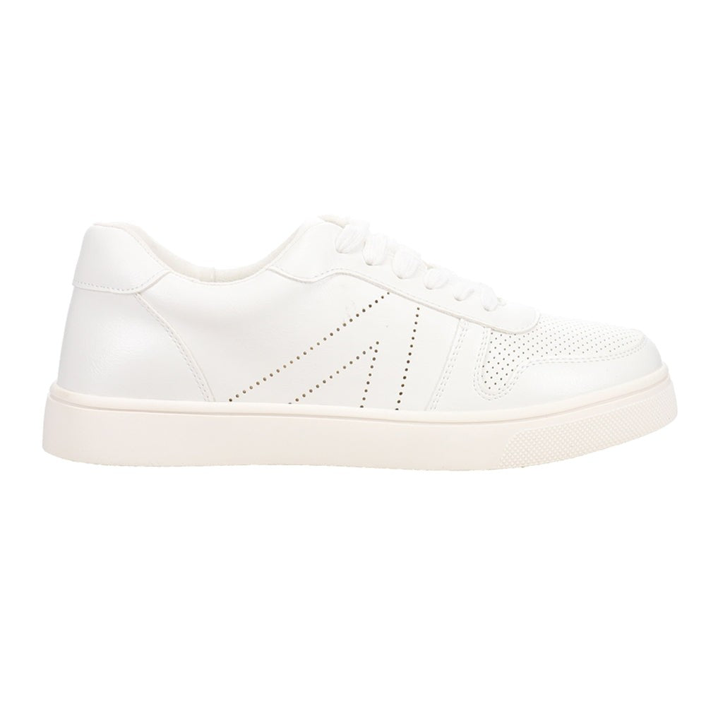 Krew Perforated Lace Up Sneakers