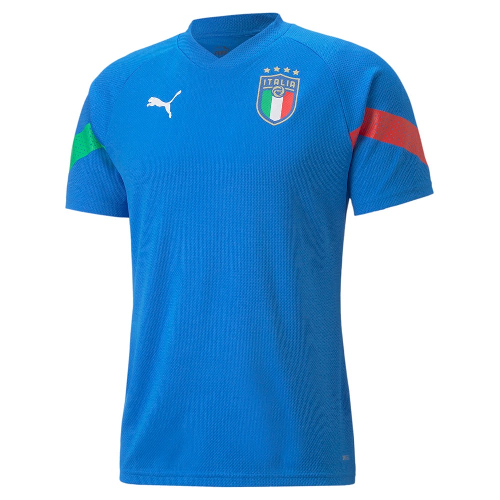 FIGC Player V-Neck Short Sleeve Soccer Jersey