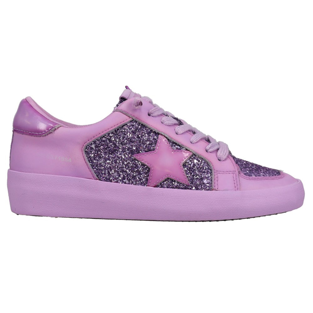 Alexis Glitter Platform Lace Up Sneakers