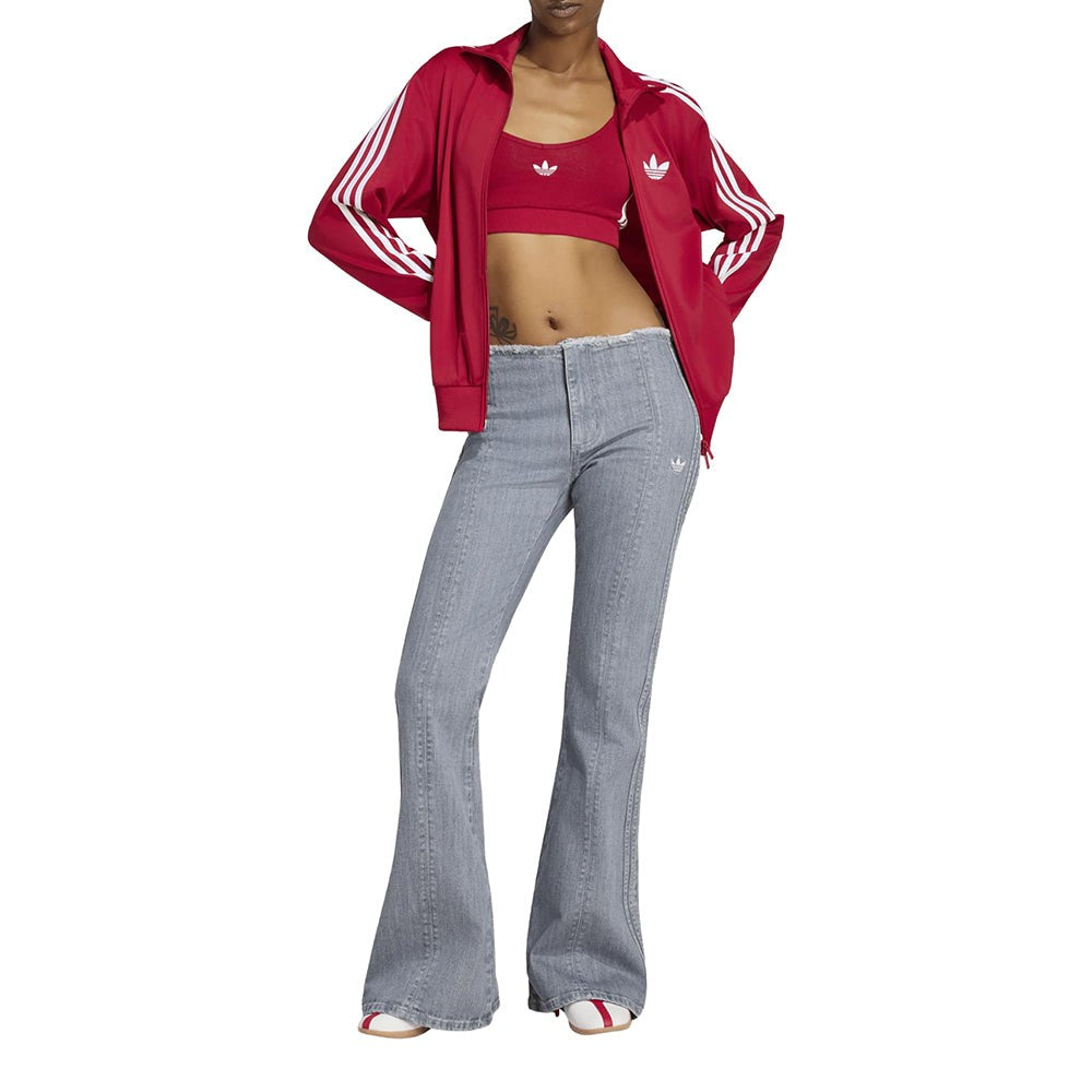 Low Rise Flared Leg Denim Pants