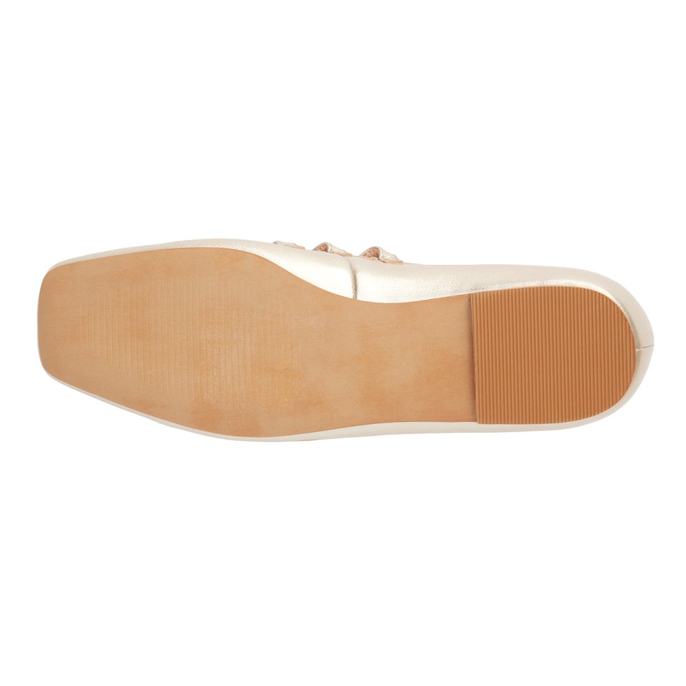 Nova Metallic Ballet Mary Jane Flats