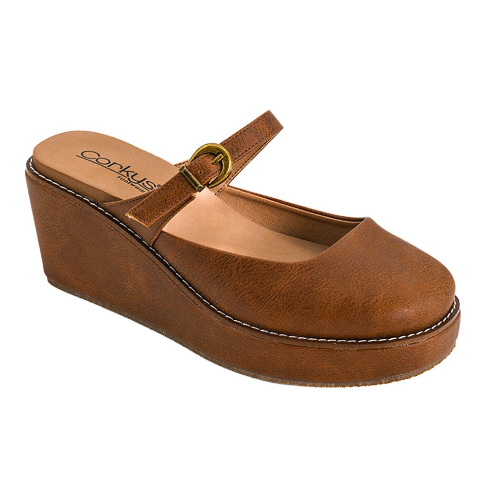 Me Time Mary Jane Wedge Clogs