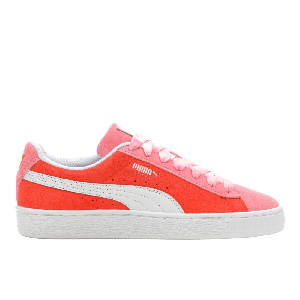 Suede Flower Child Lace Up Sneakers (Youth)