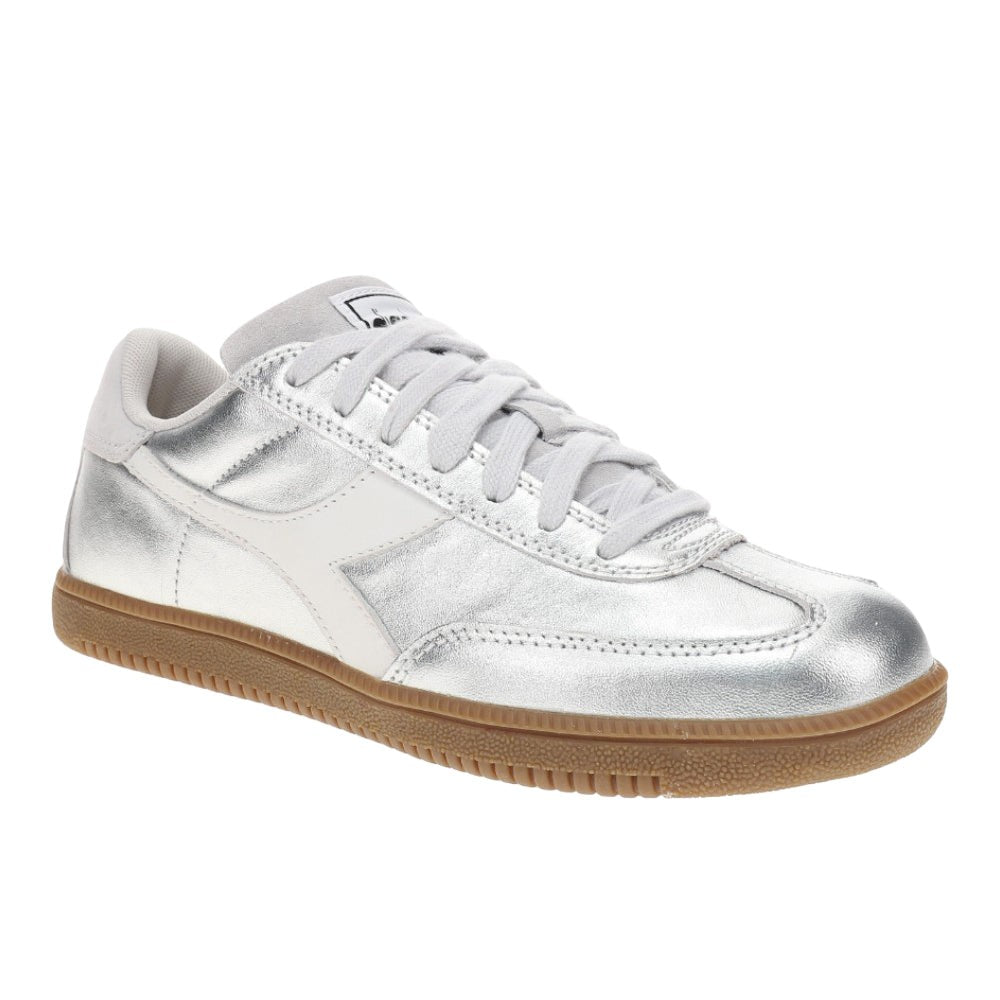 Trainer Metallic Lace Up Sneakers