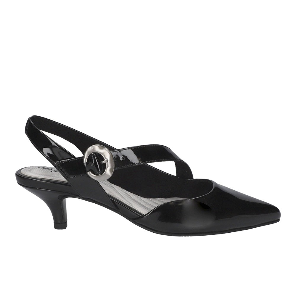 Sarita Pointed Toe Kitten Heel Pumps
