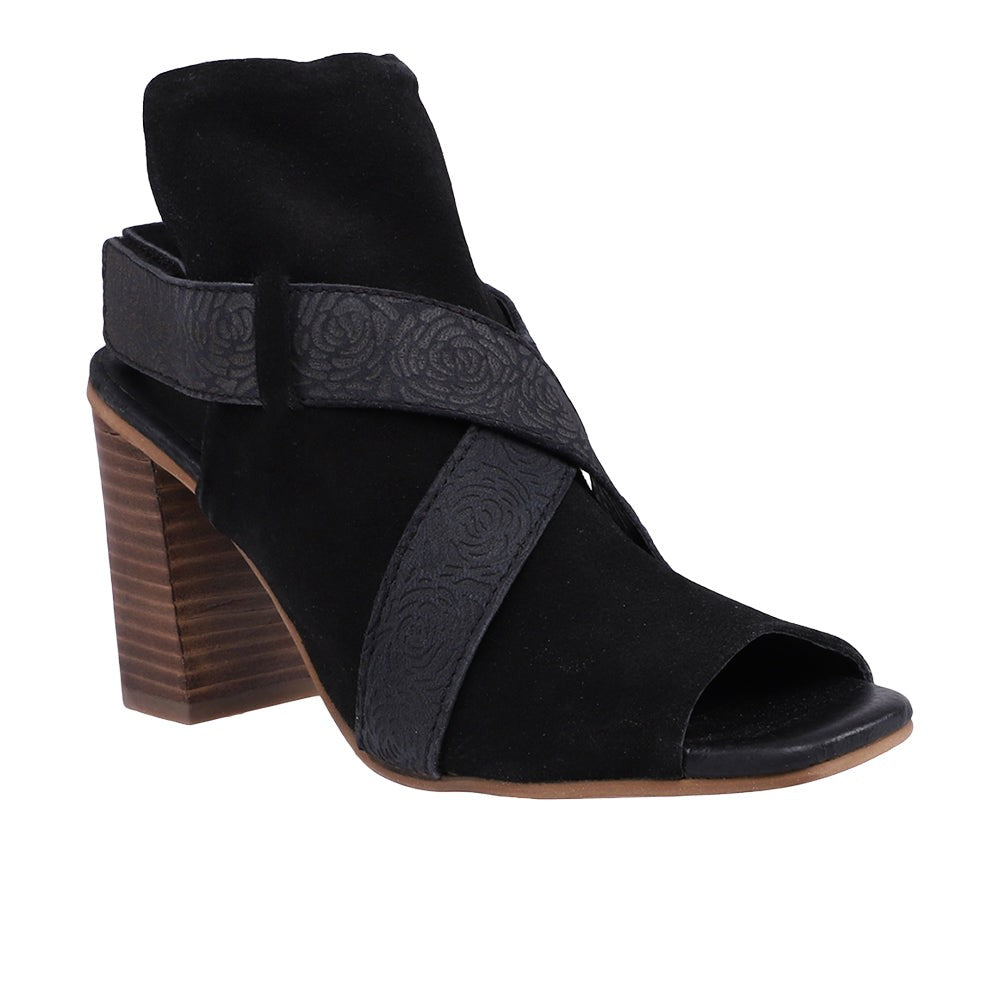 Lava Lamp Peep Toe Block Heel Pumps