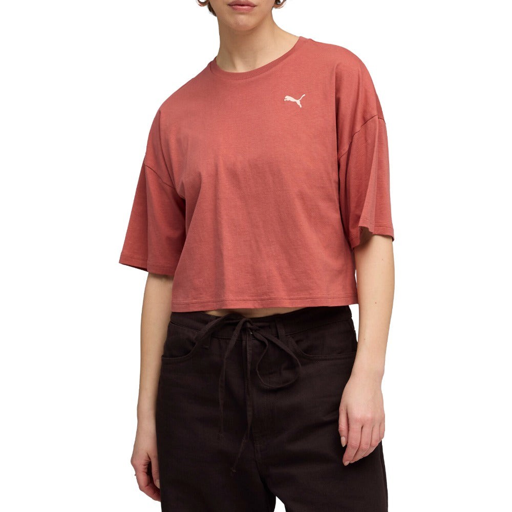 Wardrobe Essentials Oversized Crew Neck Short Sleeve Tee