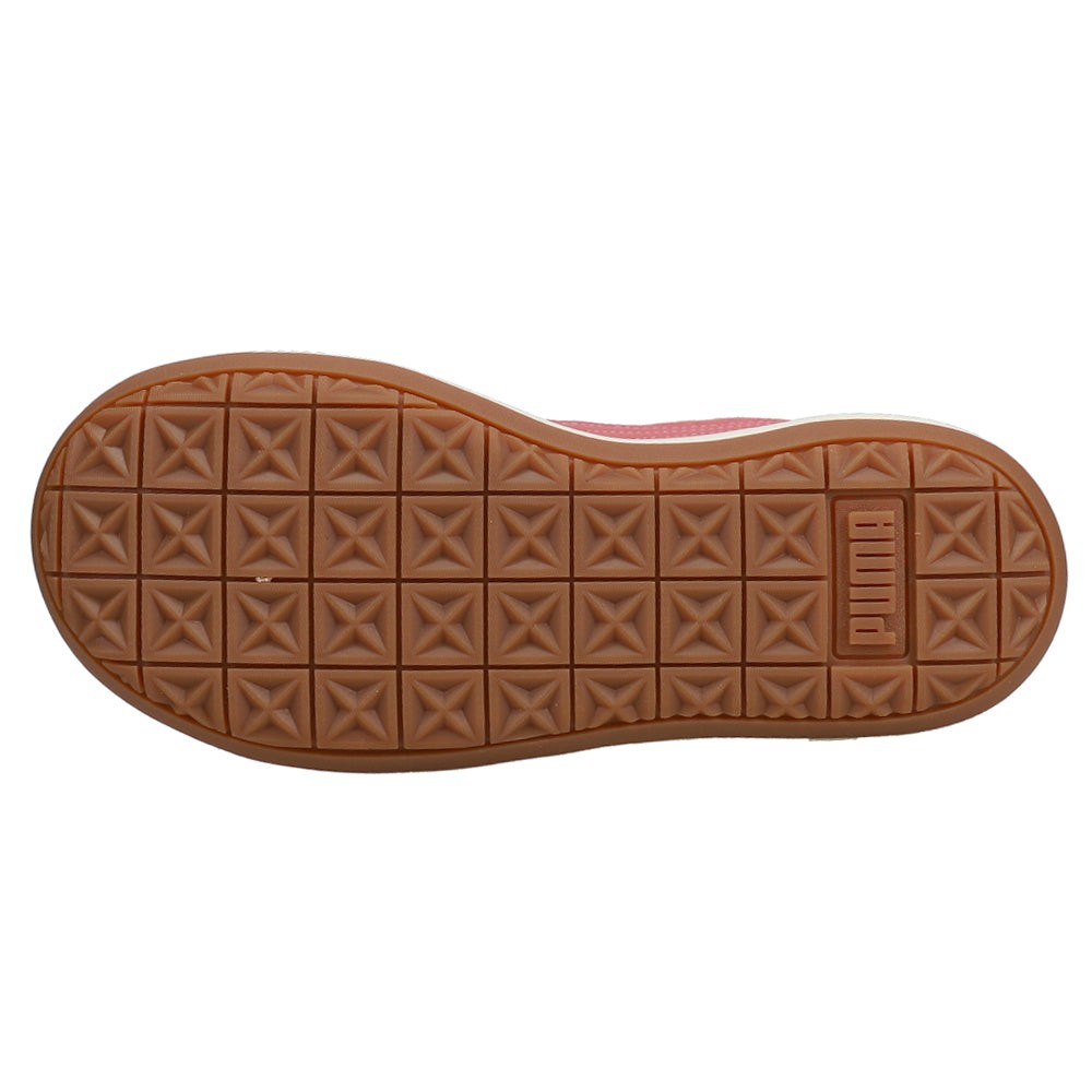 Suede Mayu Perforated Platform Sneakers