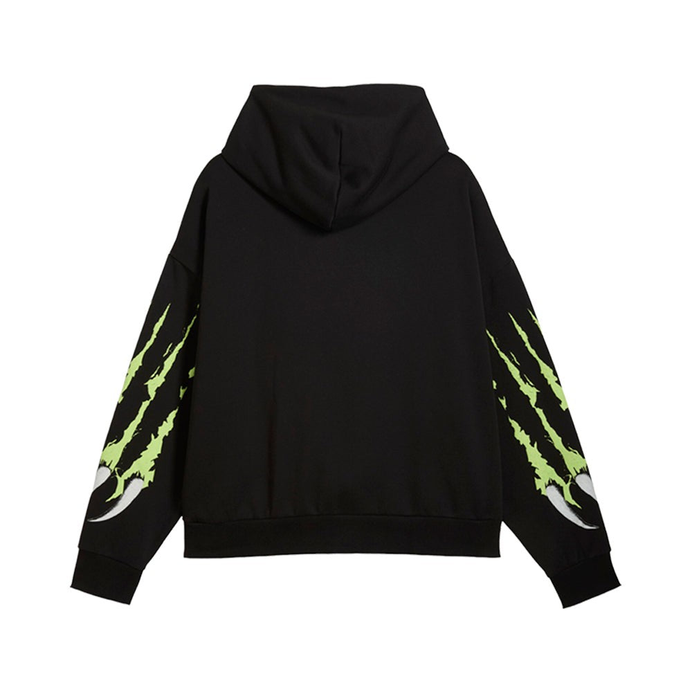 Graphic Vintage Cat Boxy Pullover Hoodie
