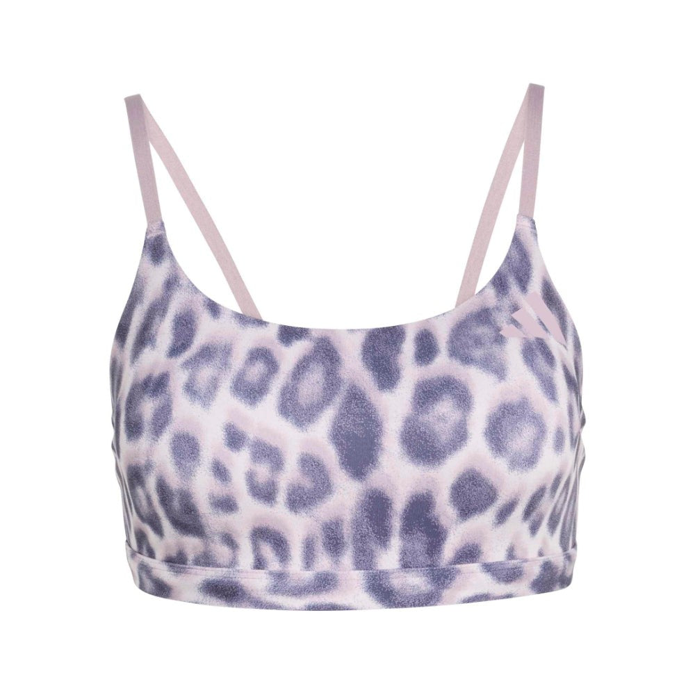 Optime Essentials Workout Leopard Light Support Bra