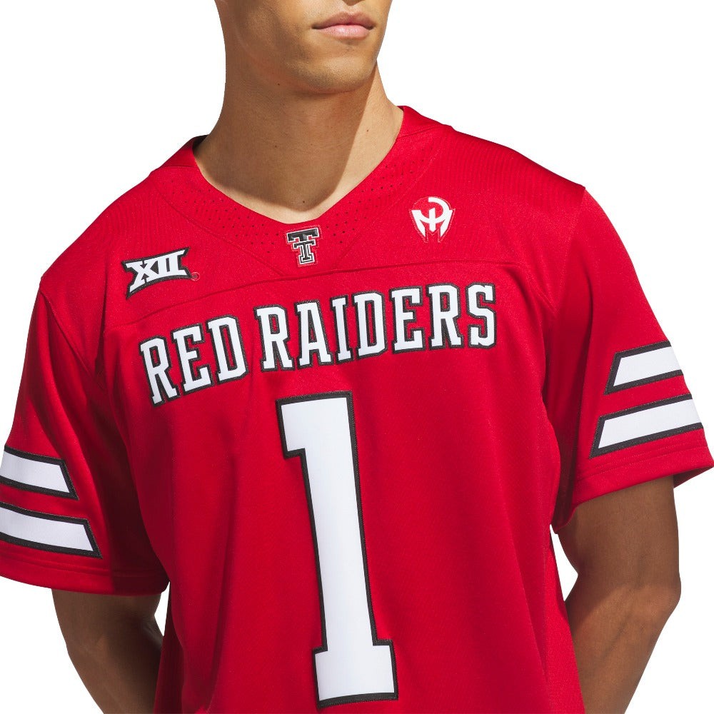 Red Premier Texas Tech Home Jersey