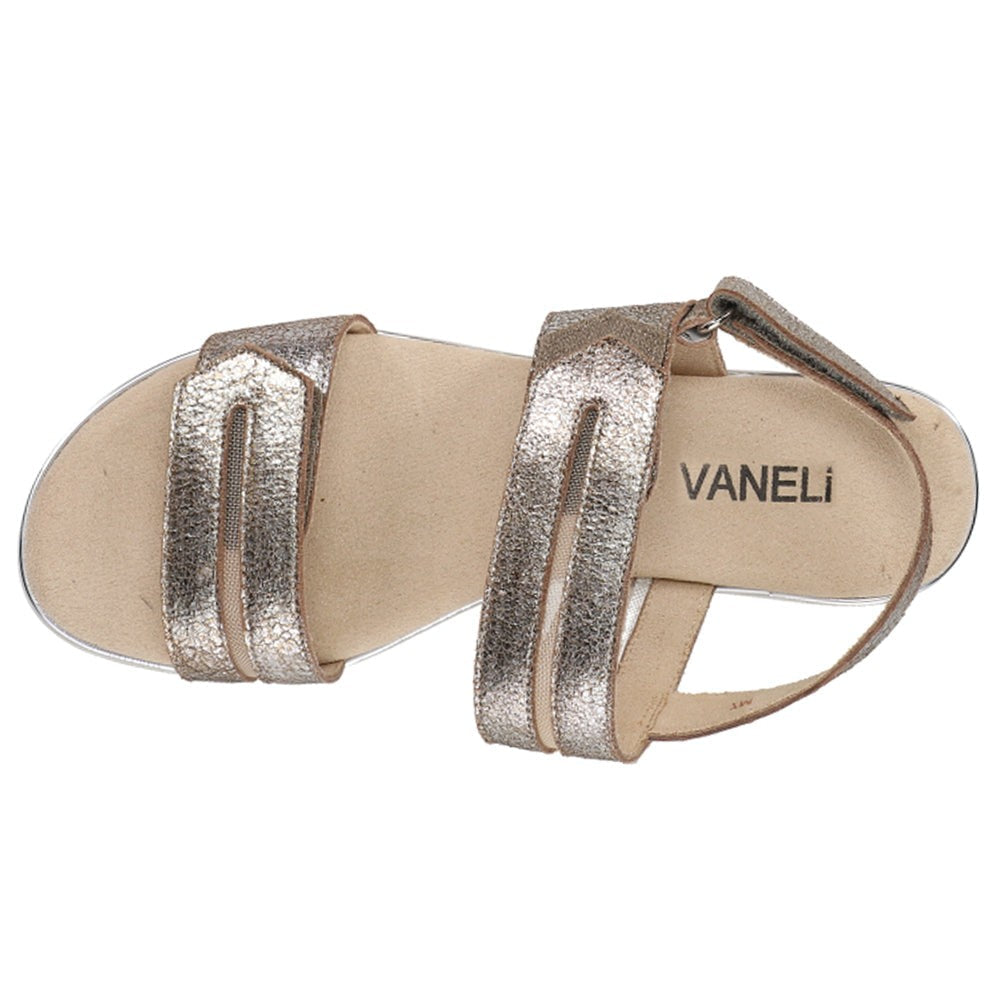 Espe Metallic Sling Back Sandals