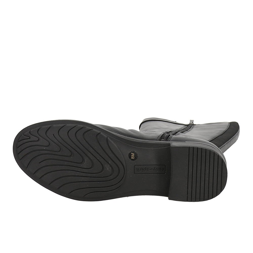 Aubrey Riding Round Toe Zippered Boots