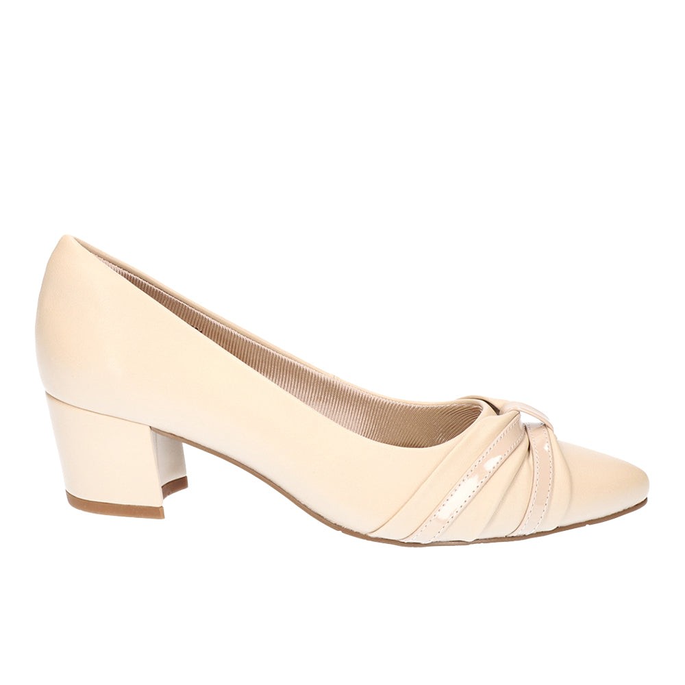 Millie Pointed Toe Block Heel Pumps