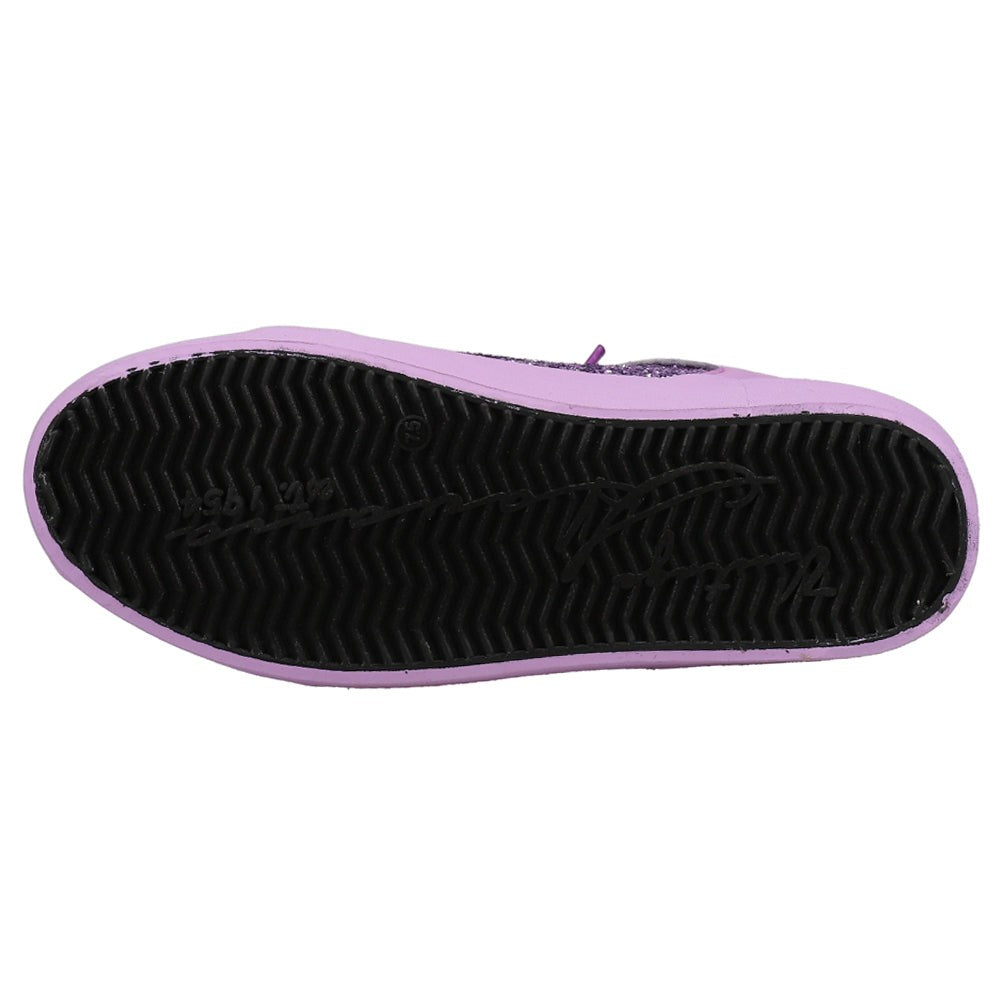 Alexis Glitter Platform Lace Up Sneakers