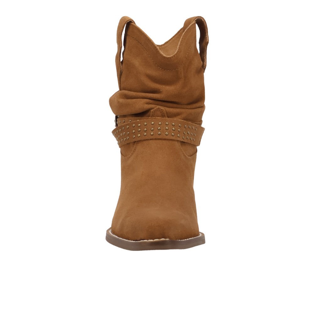 Scrunchy Suede Bootie